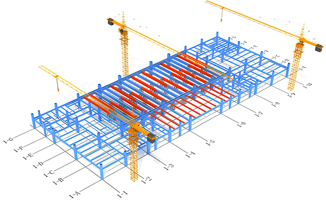 Steel Building Construction Process